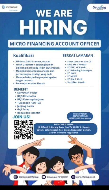 Account Officer – Cabang Sleman