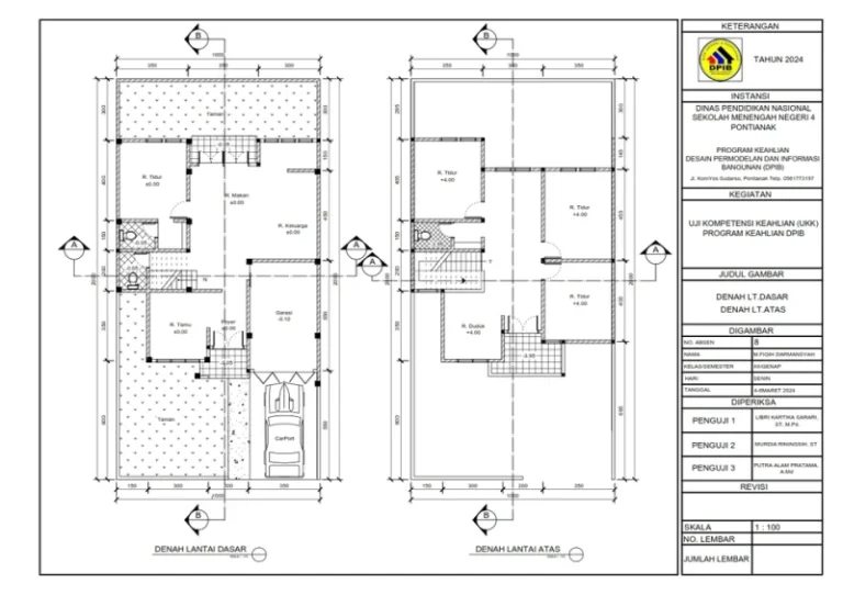 Drafter – Pembuatan Gambar Teknik (AutoCAD)
