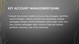 Account Manager – Pengelolaan Akun & Hubungan Pelanggan