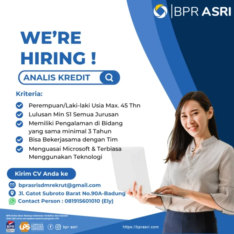 Analis Kredit – Kesempatan Karir di Solo