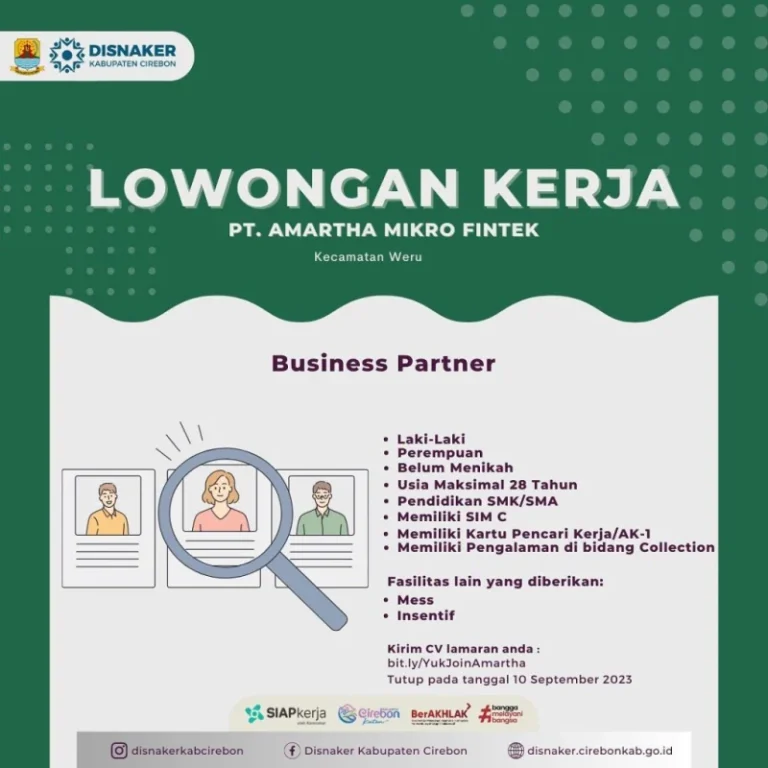 Business Partner – Staff Lapangan (Cirebon Raya)