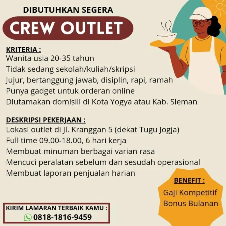 Crew Outlet Area: Gunung Putri, Kranggan, Citereup