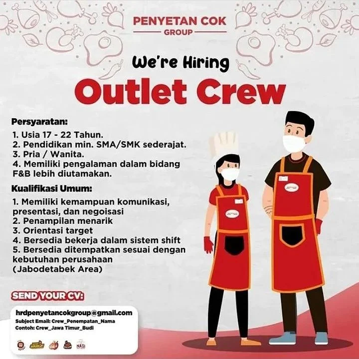 Crew Outlet Dukun (Full Time)