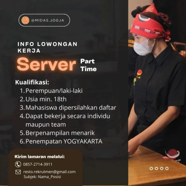 Crew Server Part-time – Bergabung di Tim Layanan