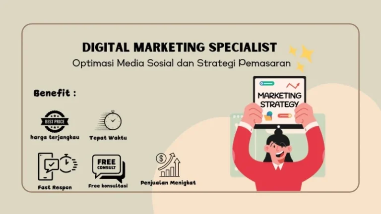 Digital Marketing Specialist – Strategi Media Sosial & SEO