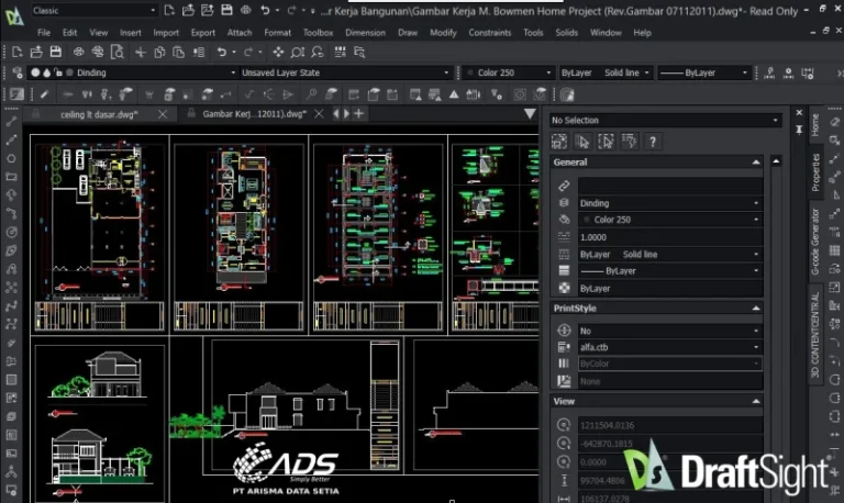 Drafter Arsitektur – Membuat Gambar Teknik Bangunan