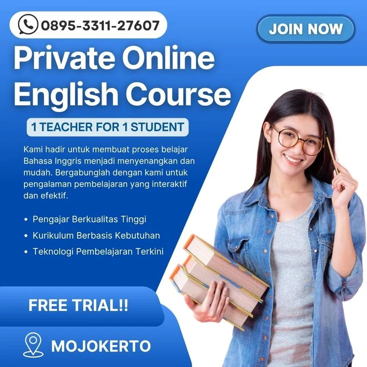 Guru Bahasa Inggris – Privat & Kelompok