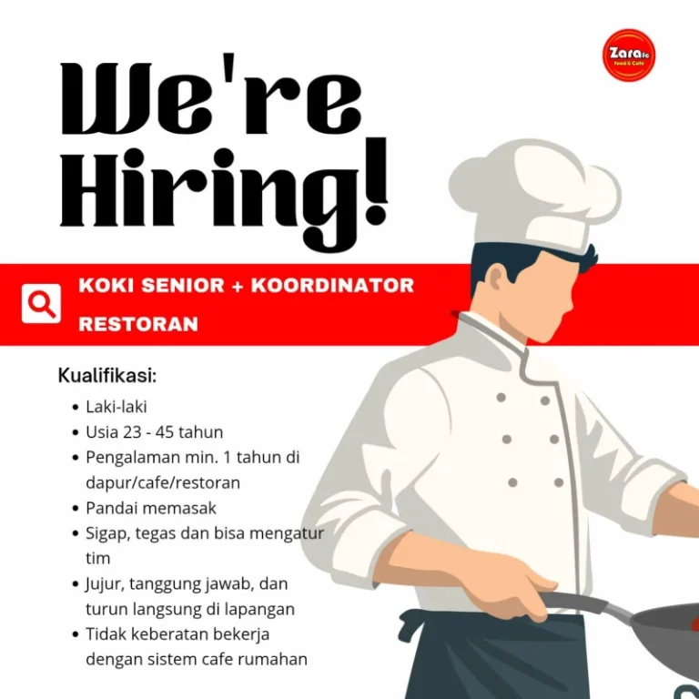 Koki Senior – Memimpin Dapur di Restoran Bintang 5