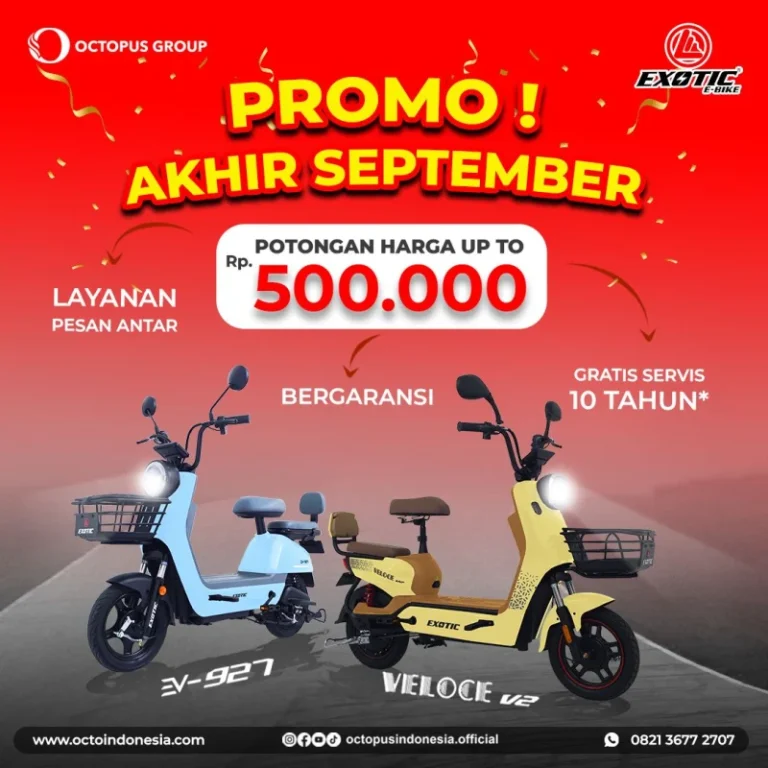 Promosi Penjualan – Pengemudi Motor Listrik