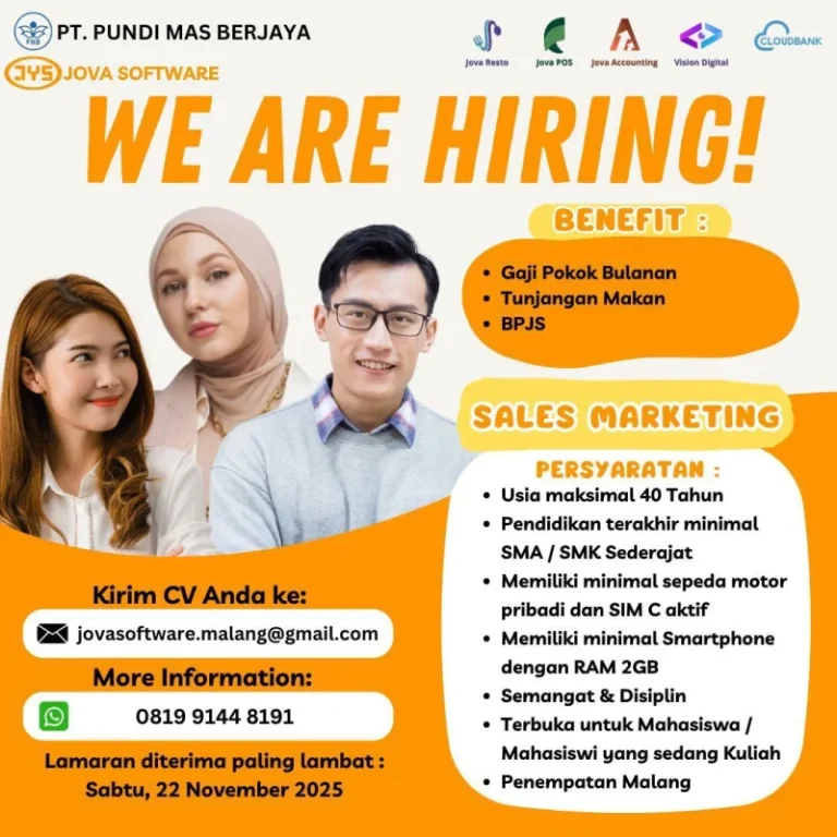 Sales & Marketing Advertising – Penempatan Unit Usaha