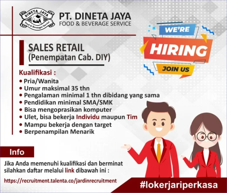 Sales Retail – Yogyakarta (Pengembangan Penjualan)