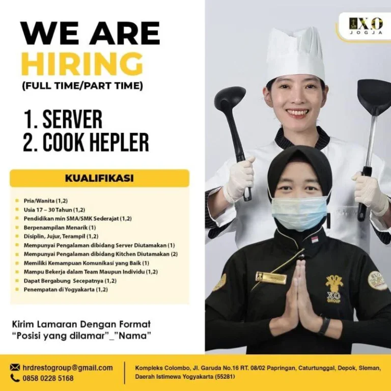 Server Kediri – Peluang Kerja di Restoran Terbaik