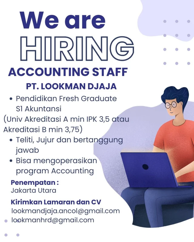 Staff Akuntansi (Fresh Graduate)