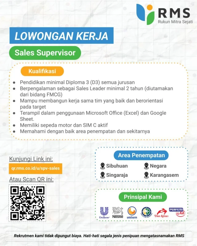 Supervisor Outlet: Memimpin Tim Penjualan