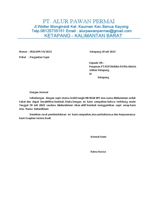 Supir Pengantar & Pengumpul – Cirebon