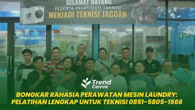 Teknisi Laundry – Operasional Kebersihan & Perawatan Mesin